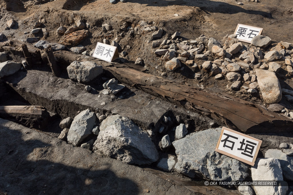 高槻城石垣（2019年・高山右近時代）