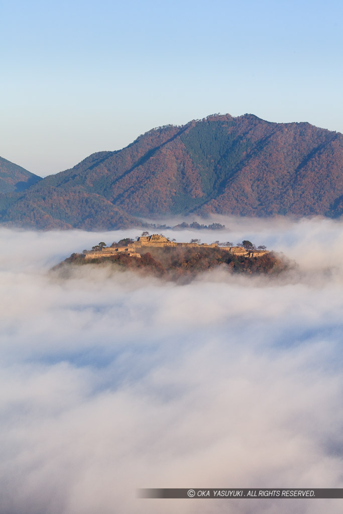 立雲峡から竹田城雲海・縦アングル