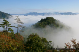 観音寺城・竹田城支城｜高解像度画像サイズ：4884 x 3256 pixels｜写真番号：VJ7Z3082｜撮影：Canon EOS-1Ds Mark II