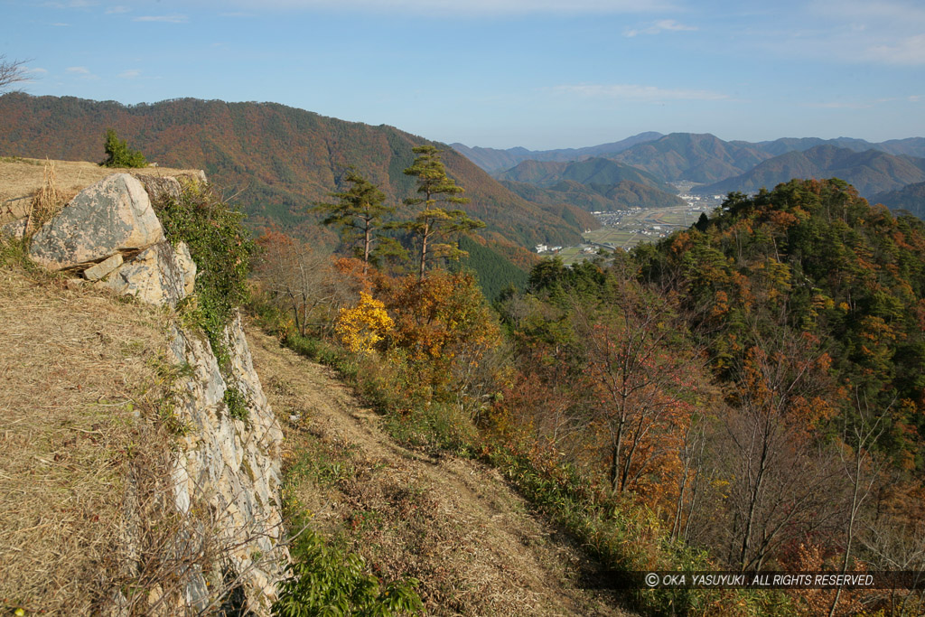 北千畳から観音寺城