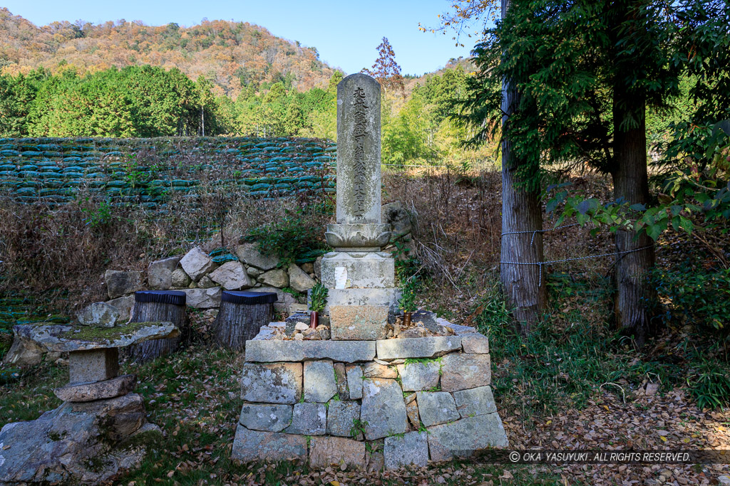 赤松広秀の墓・法樹寺