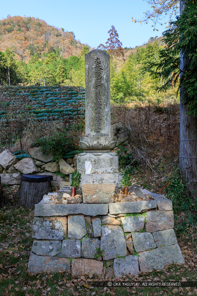 赤松広秀の墓・法樹寺