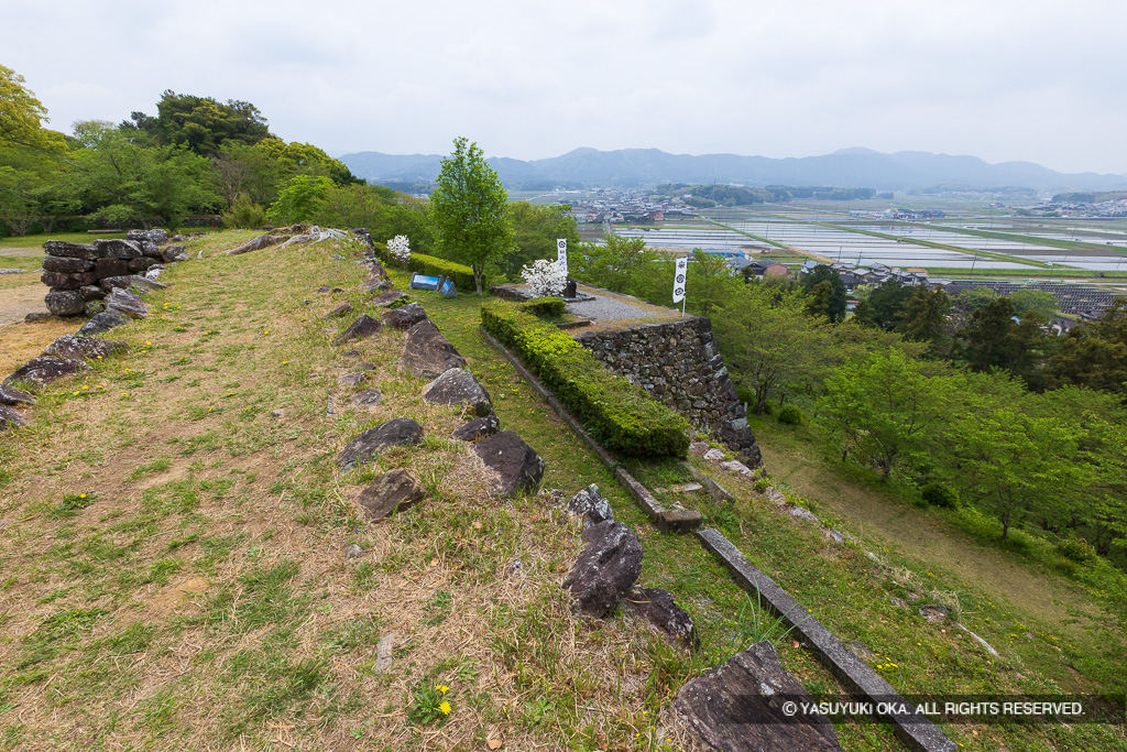 天守台から西を望む