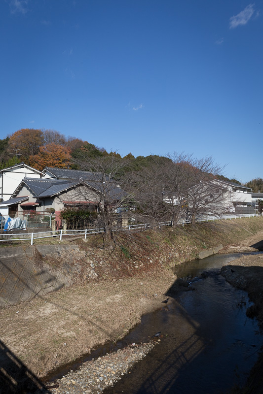 佐保川と多聞城