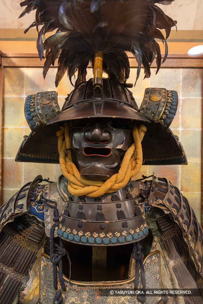 田辺城資料館展示の鎧兜