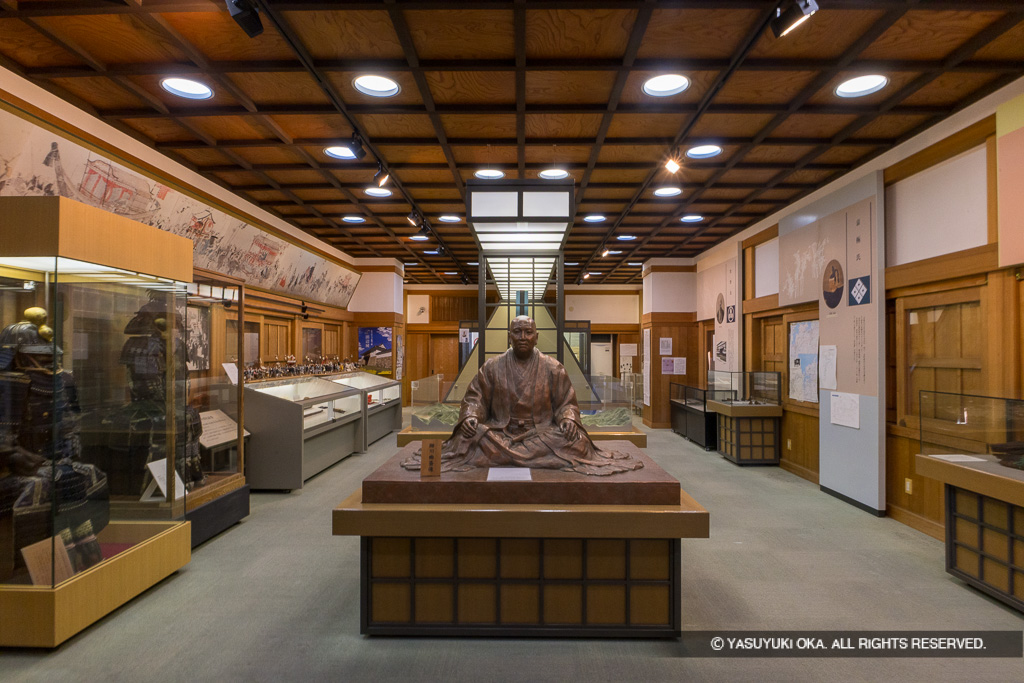 舞鶴市田辺城資料館の展示