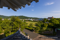 隅櫓（彰古館）2階から本丸 | 高解像度画像サイズ：8192 x 5464 pixels | 写真番号：344A0173 | 撮影：Canon EOS R5