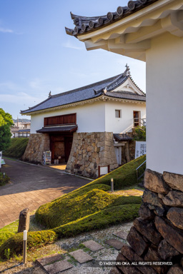 隅櫓から城門を見る | 高解像度画像サイズ：5009 x 7510 pixels | 写真番号：344A0175 | 撮影：Canon EOS R5