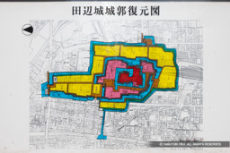田辺城城郭復元図 | 高解像度画像サイズ：6062 x 4043 pixels | 写真番号：344A0177 | 撮影：Canon EOS R5