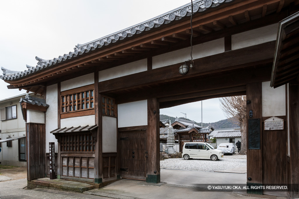 龍野城すかし門・第二の大手門・移築城門・浄栄寺