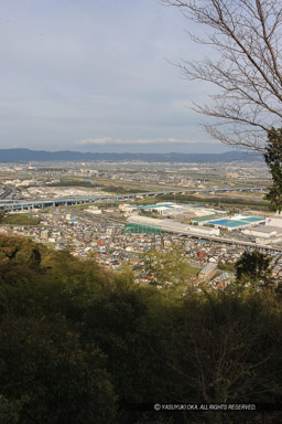 山崎合戦地 淀川など主戦場を望む｜高解像度画像サイズ：3637 x 5456 pixels｜写真番号：1P3J4606｜撮影：Canon EOS-1Ds Mark III