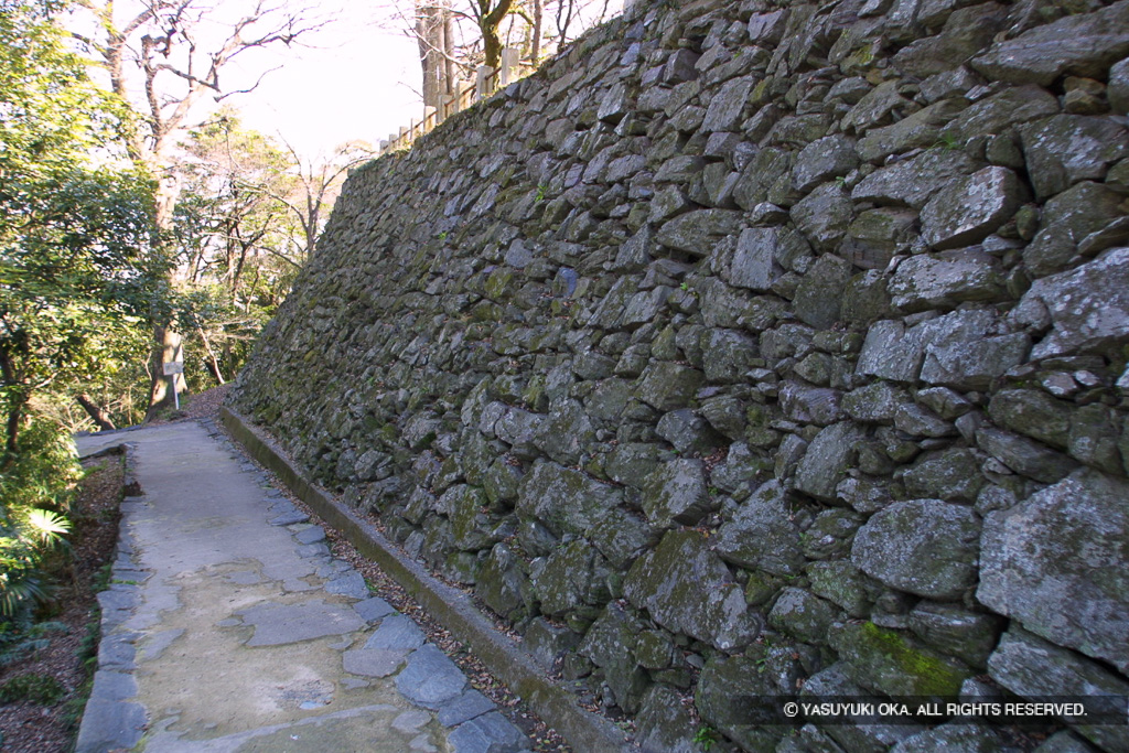 本丸北側石垣