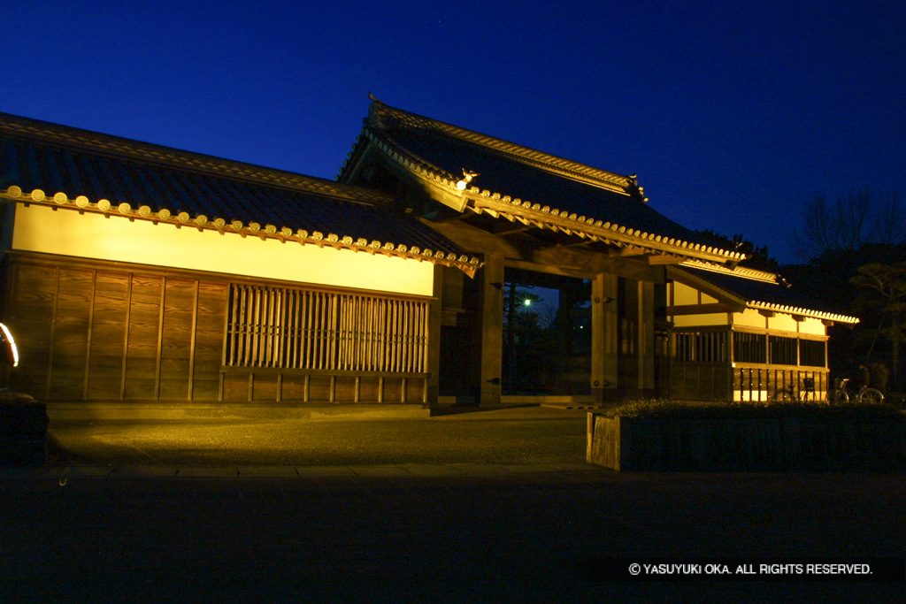 鷲の門・ライトアップ