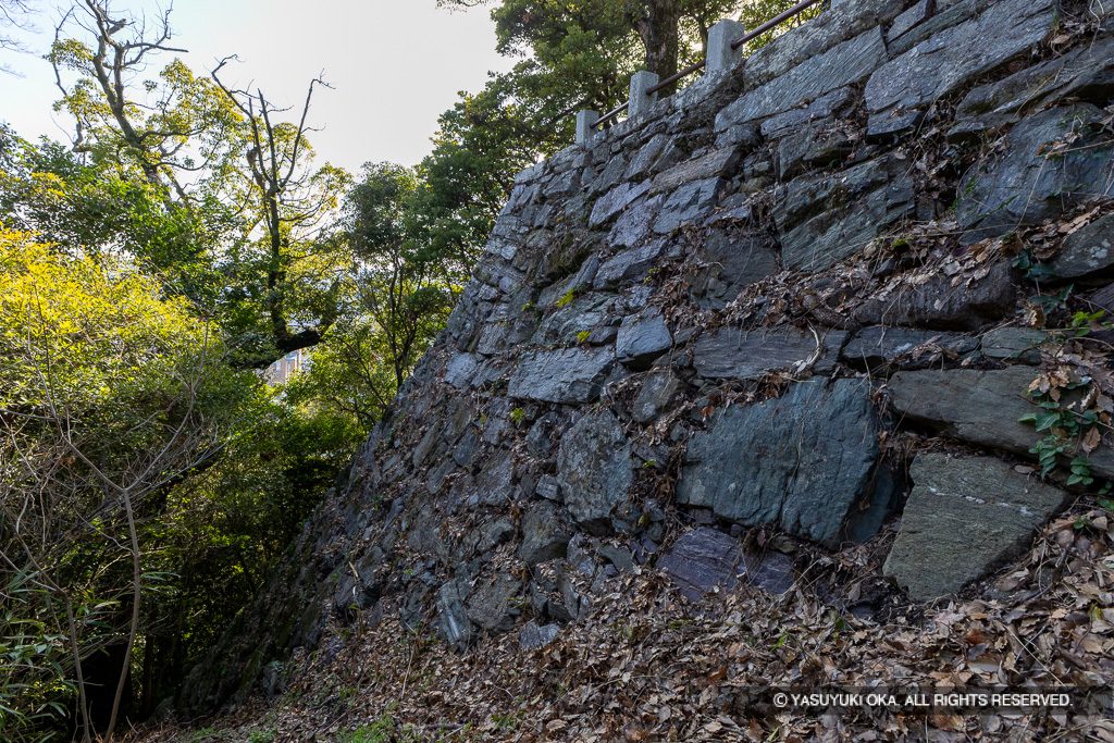 本丸石垣南面