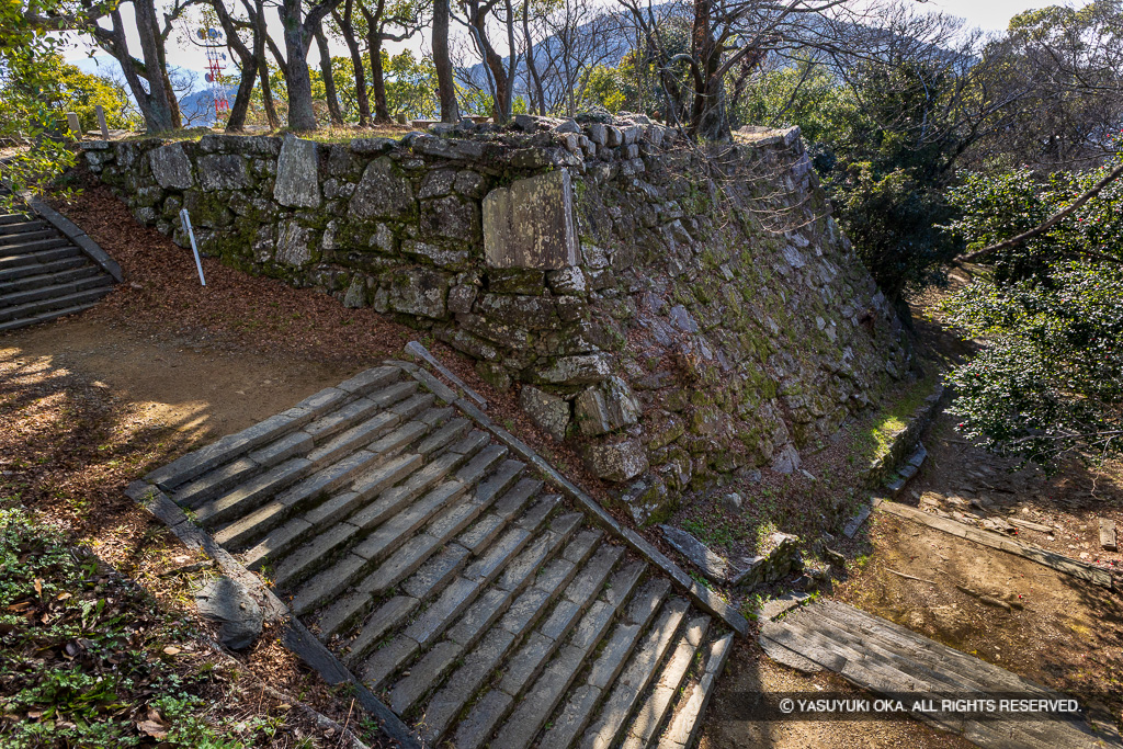 徳島城本丸虎口・弓櫓跡