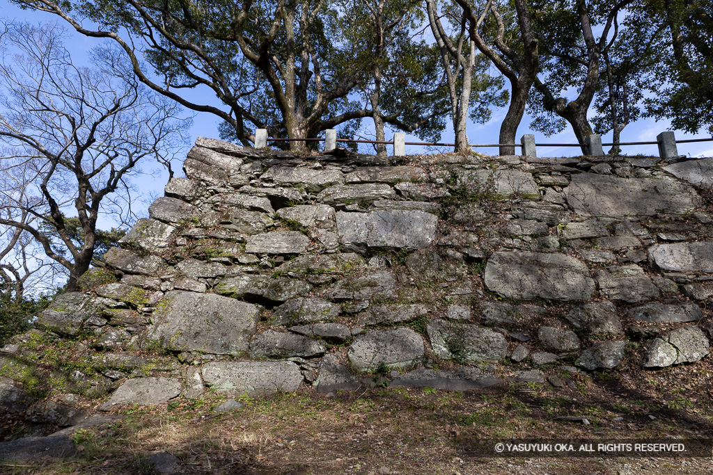 本丸石垣・鏡石