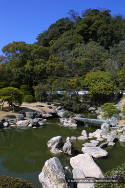 旧徳島城表御殿庭園 | 高解像度画像サイズ：1440 x 2160 pixels | 写真番号：183-8323_IMG | 撮影：Canon EOS D30