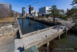 徳島城大手門跡・下乗橋・内掘 | 高解像度画像サイズ：7494 x 4998 pixels | 写真番号：6F1A3994 | 撮影：Canon EOS R5m2