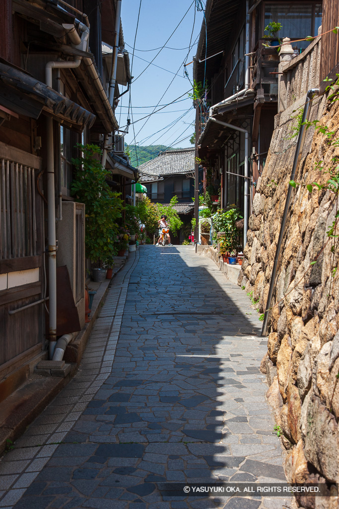 福禅寺浦の路地