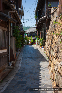 福禅寺浦の路地 | 高解像度画像サイズ：3744 x 5616 pixels | 写真番号：1P3J5346 | 撮影：Canon EOS-1Ds Mark III