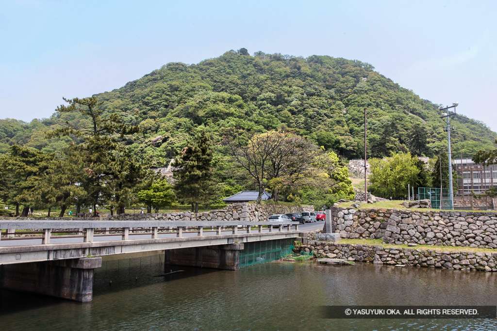 鳥取城中ノ御門跡（2011年撮影）