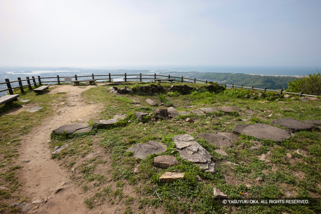 天守櫓跡・山上ノ丸