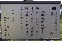 車井戸・歴史解説 | 高解像度画像サイズ:4486 x 2991 pixels | 写真番号:1P3J4423 | 撮影:Canon EOS-1Ds Mark III