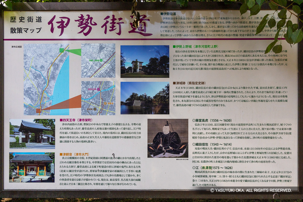 伊勢街道・歴史解説板
