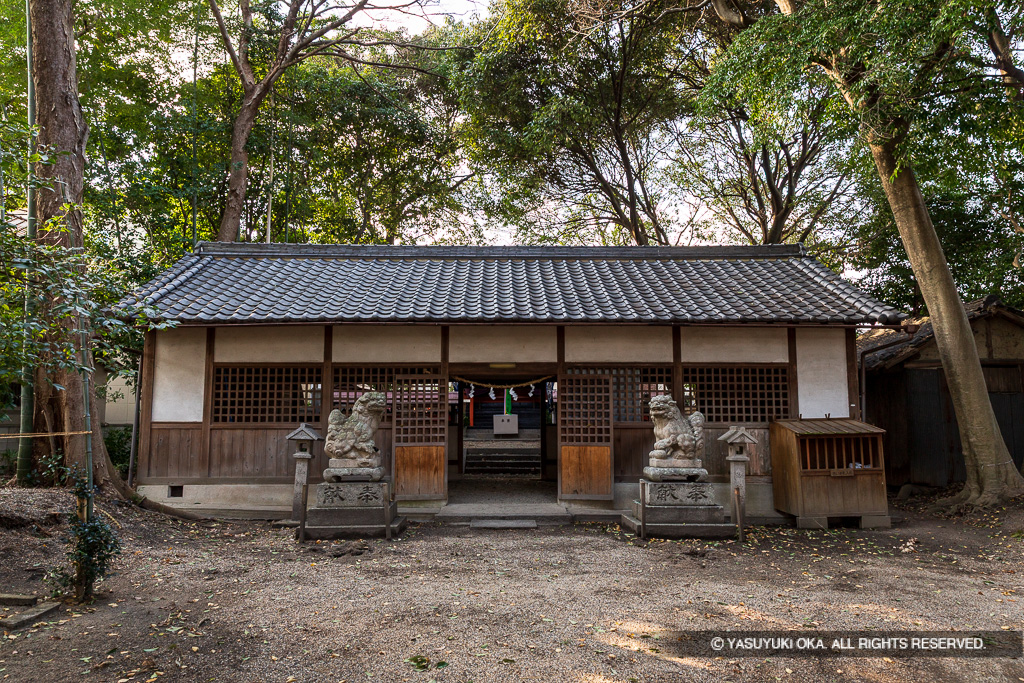 菅田比売神社の拝殿