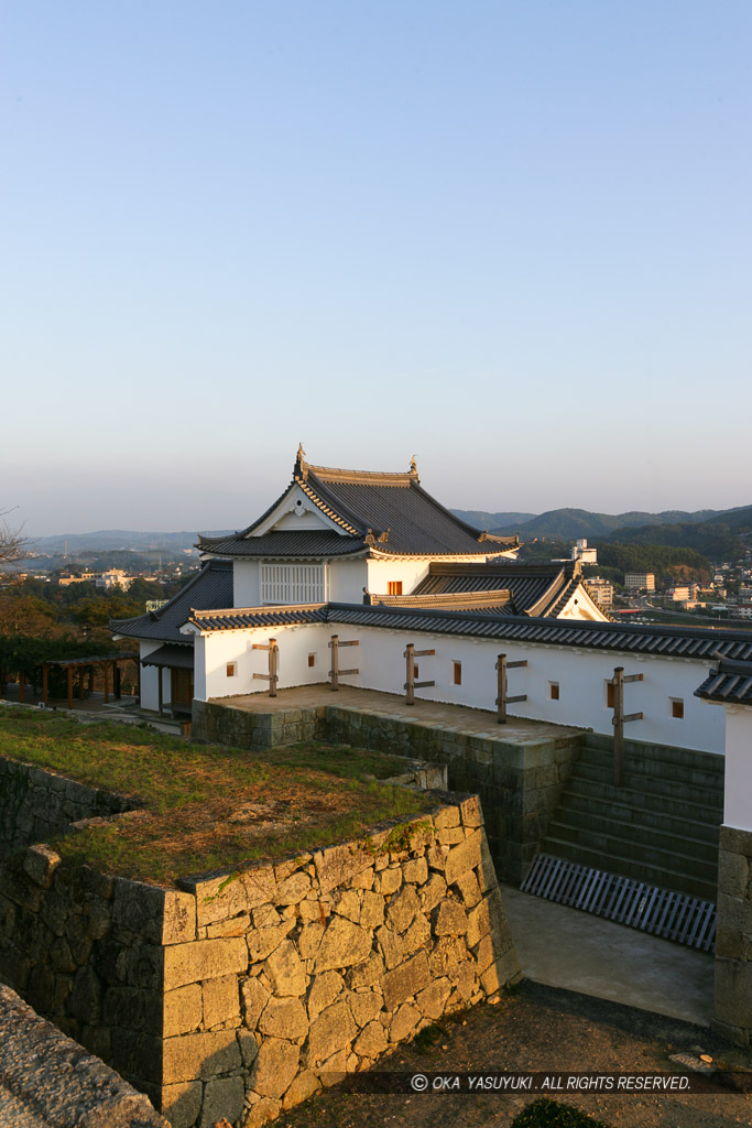 津山城天守台から備中櫓