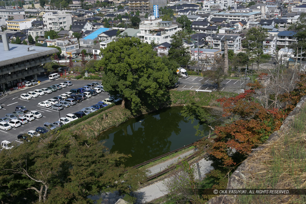 津山城の厩堀