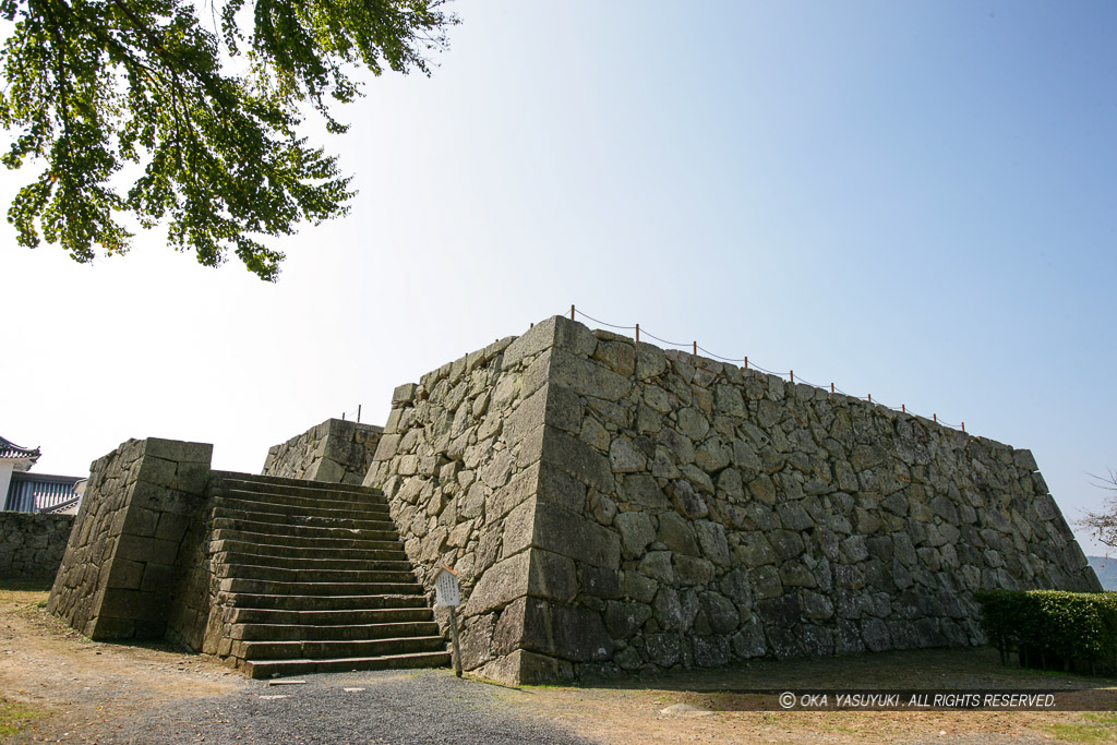 津山城の天守台