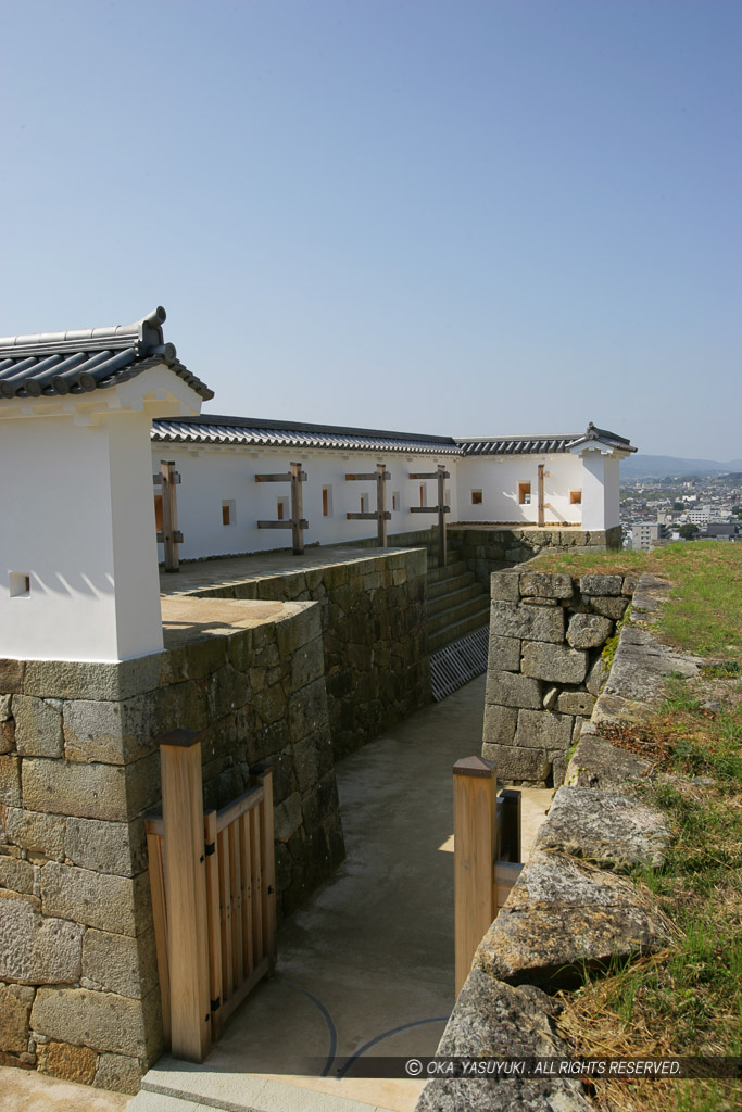 津山城の天守曲輪