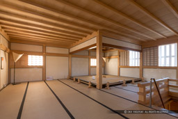 津山城の備中櫓内部｜高解像度画像サイズ：4803 x 3202 pixels｜写真番号：VJ7Z7527｜撮影：Canon EOS-1Ds Mark II