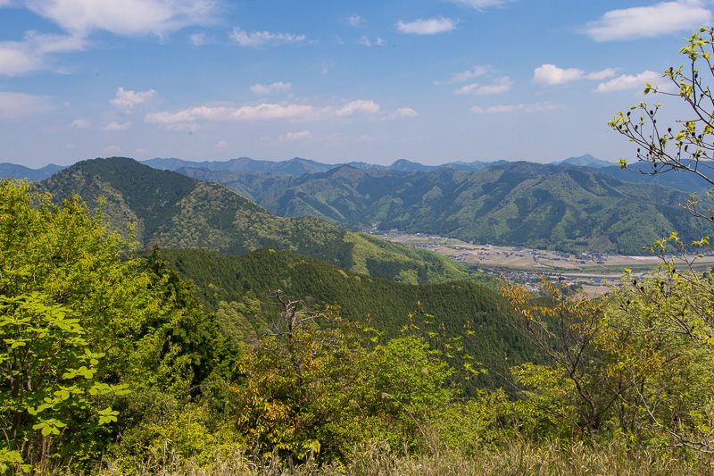 南郭から揖保川を望む