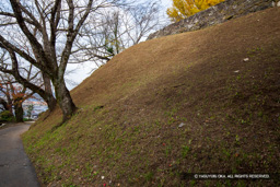 二の丸切岸 | 高解像度画像サイズ：6720 x 4480 pixels | 写真番号：5D4A5593 | 撮影：Canon EOS 5D Mark IV