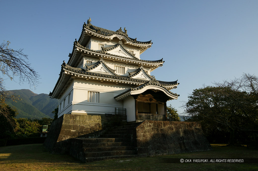 宇和島城天守北面2004年撮影