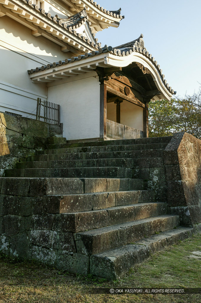 宇和島城天守玄関石段