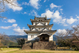 宇和島城天守北面｜高解像度画像サイズ：6062 x 4041 pixels｜写真番号：5D4A7344｜撮影：Canon EOS 5D Mark IV