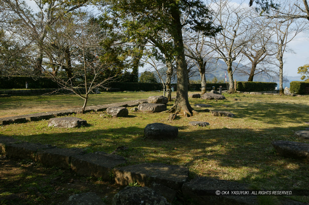 宇和島城本丸の御大所跡