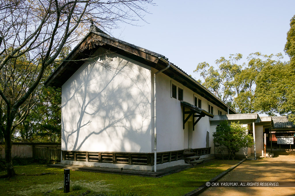 宇和島城の山里倉庫・郷土館・藤兵衛丸跡