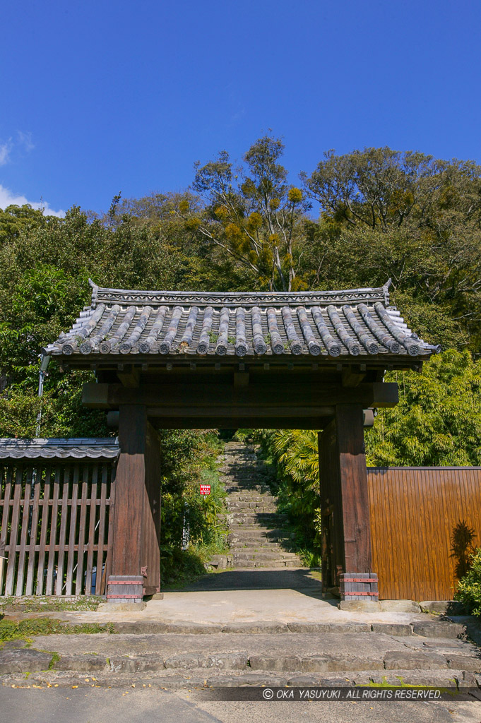 宇和島城の上立門・搦手口・2004年撮影