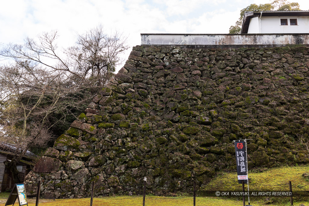宇和島城の藤兵衛丸石垣