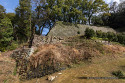 宇和島城の伝右衛門丸石垣|高解像度画像サイズ:6720 x 4480 pixels|写真番号:5D4A6891|撮影:Canon EOS 5D Mark IV