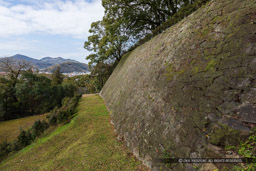 宇和島城の伝右衛門丸石垣|高解像度画像サイズ:6720 x 4480 pixels|写真番号:5D4A6918|撮影:Canon EOS 5D Mark IV
