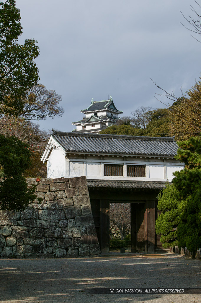 和歌山城の岡口門