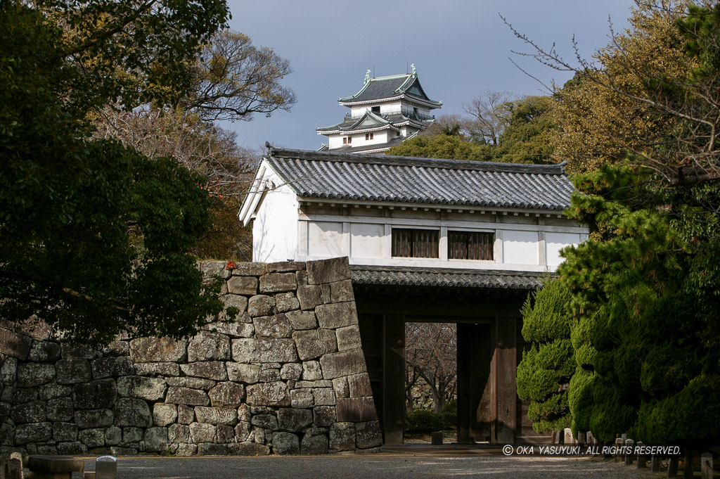 和歌山城の岡口門