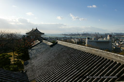 天守曲輪から紀ノ川を望む|高解像度画像サイズ:3649 x 2428 pixels|写真番号:100-7860S53B|撮影:Canon EOS-1DS