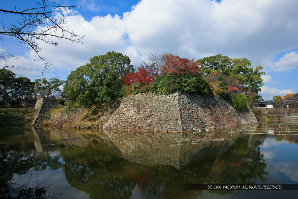 毘沙門郭・南東石垣