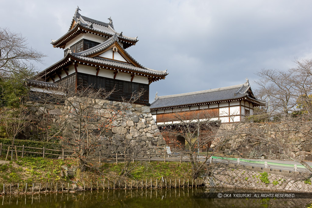 大和郡山城 月見櫓と梅林門